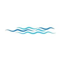 Water wave icon vector