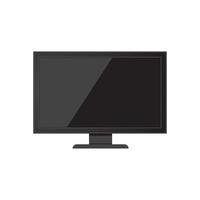 tv, lcd, led, monitor icono vector ilustración