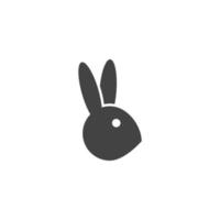 Rabbit vector icon illustration design