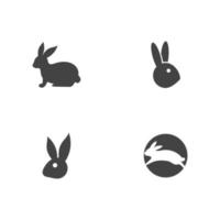 Rabbit vector icon illustration design