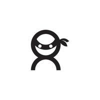 Ninja Icon Vector illustration