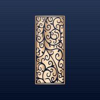 decorative elements border frame borders pattern islamic pattern files dxf Laser cut panel template cnc files - Jali design for graphic and CNC router vector