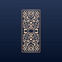 decorative elements border frame borders pattern islamic pattern files dxf Laser cut panel template cnc files - Jali design for graphic and CNC router vector