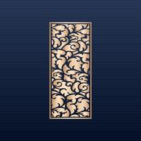 decorative elements border frame borders pattern islamic pattern files dxf Laser cut panel template cnc files - Jali design for graphic and CNC router vector