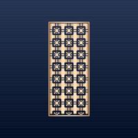 decorative elements border frame borders pattern islamic pattern files dxf Laser cut panel template cnc files - Jali design for graphic and CNC router vector