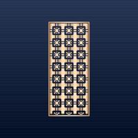 decorative elements border frame borders pattern islamic pattern files dxf Laser cut panel template cnc files - Jali design for graphic and CNC router vector