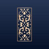 Laser cut ornamental panel templates set decorative lace borders patterns vector decorative elementsborder frame borders pattern islamic pattern files dxf Laser cut panel template cnc files