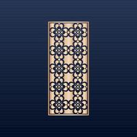decorative elements border frame borders pattern islamic pattern files dxf Laser cut panel template cnc files - Jali design for graphic and CNC router vector