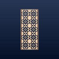 decorative elements border frame borders pattern islamic pattern files dxf Laser cut panel template cnc files - Jali design for graphic and CNC router vector