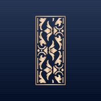 decorative elements border frame borders pattern islamic pattern files dxf Laser cut panel template cnc files - Jali design for graphic and CNC router vector