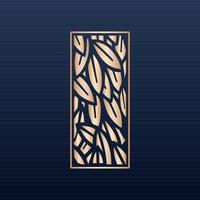 Laser cut ornamental panel templates set decorative lace borders patterns vector decorative elementsborder frame borders pattern islamic pattern files dxf Laser cut panel template cnc files