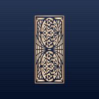 Laser cut ornamental panel templates set decorative lace borders patterns vector decorative elementsborder frame borders pattern islamic pattern files dxf Laser cut panel template cnc files