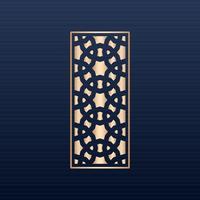 Laser cut ornamental panel templates set decorative lace borders patterns vector decorative elementsborder frame borders pattern islamic pattern files dxf Laser cut panel template cnc files