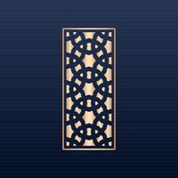 Laser cut ornamental panel templates set decorative lace borders patterns vector decorative elementsborder frame borders pattern islamic pattern files dxf Laser cut panel template cnc files