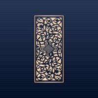 Laser cut ornamental panel templates set decorative lace borders patterns vector decorative elementsborder frame borders pattern islamic pattern files dxf Laser cut panel template cnc files