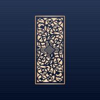 Laser cut ornamental panel templates set decorative lace borders patterns vector decorative elementsborder frame borders pattern islamic pattern files dxf Laser cut panel template cnc files