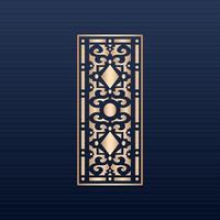 Laser cut ornamental panel templates set decorative lace borders patterns vector decorative elementsborder frame borders pattern islamic pattern files dxf Laser cut panel template cnc files