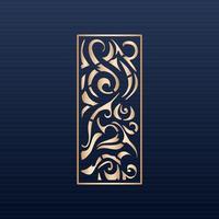 Laser cut ornamental panel templates set decorative lace borders patterns vector decorative elementsborder frame borders pattern islamic pattern files dxf Laser cut panel template cnc files