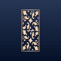 decorative elementsborder frame borders pattern islamic pattern files dxf Laser cut panel template, cnc files vector
