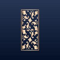 decorative elementsborder frame borders pattern islamic pattern files dxf Laser cut panel template, cnc files vector