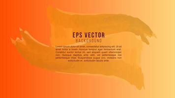 yellow orange watercolor wet wash vector invitation card background template collection