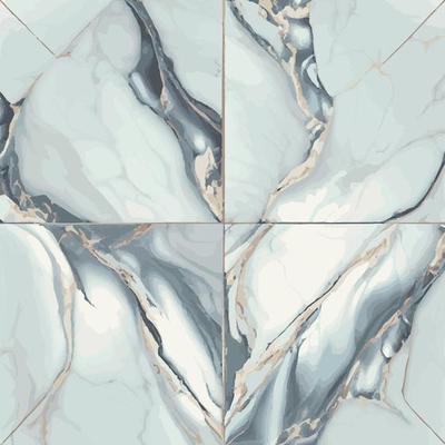 Light marble tile texture, pattern background - Vector