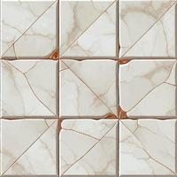 Light marble tile texture, pattern background - Vector