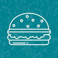 icono de vector de hamburguesa