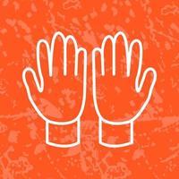 Gardening Gloves Vector Icon