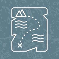 Treasure Map Vector Icon