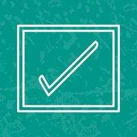 Checkbox Vector Icon
