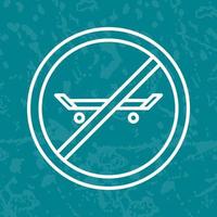 No Skating Vector Icon