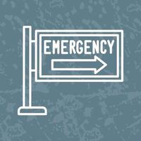 Emergency Sign Vector Icon