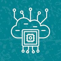 Cloud Computing Vector Icon