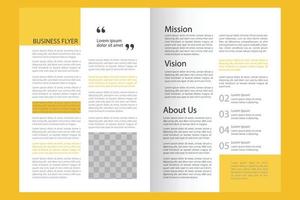 Geometry yellow brochure, flyer design template vector design.Template vector design for Brochure, Annual Report, Magazine, Poster, Corporate Presentation, Portfolio, Flyer,