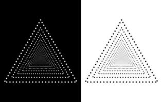 círculo semitono libre, monocromía estrella semitono efecto vector libre, círculos punteados abstractos