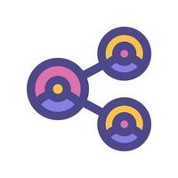 networking icon for your website, mobile, presentation, and logo design. vector