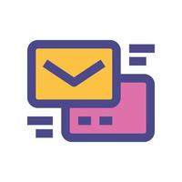 email icon for your website, mobile, presentation, and logo design. vector