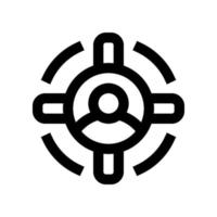 target icon for your website, mobile, presentation, and logo design. vector