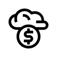 cloud icon for your website, mobile, presentation, and logo design. vector