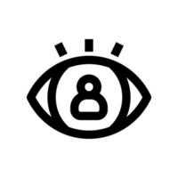 vision icon for your website, mobile, presentation, and logo design. vector