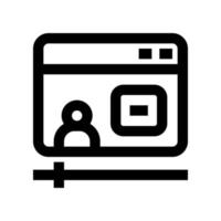 webinar icon for your website, mobile, presentation, and logo design. vector