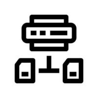 database icon for your website, mobile, presentation, and logo design. vector