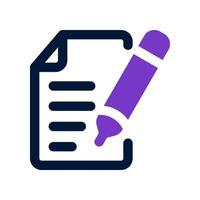 contract icon for your website, mobile, presentation, and logo design. vector