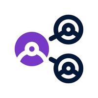 networking icon for your website, mobile, presentation, and logo design. vector