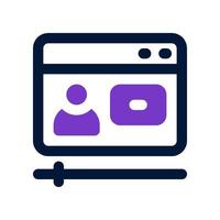 webinar icon for your website, mobile, presentation, and logo design. vector