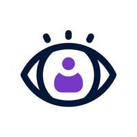 vision icon for your website, mobile, presentation, and logo design. vector