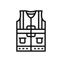 vest icon for your website, mobile, presentation, and logo design. vector