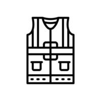 vest icon for your website, mobile, presentation, and logo design. vector