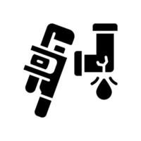 pipe wrench icon for your website, mobile, presentation, and logo design. vector